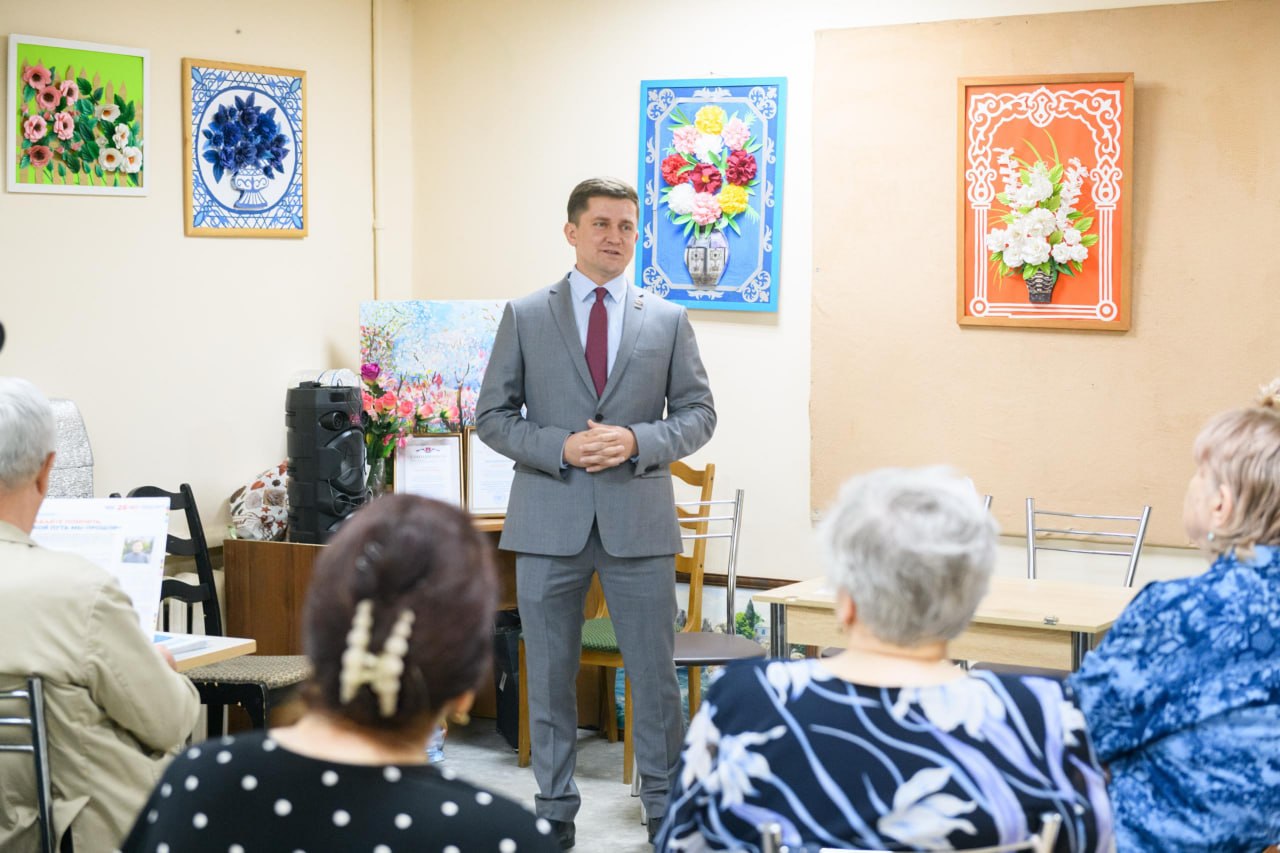 Александр Пашков на встрече с жителями Лыткарино